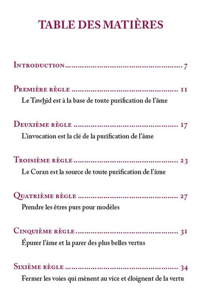 DIX RÈGLES D'OR POUR PURIFIER SON ÂME - ‘ABD AR-RAZZÂQ AL-BADR