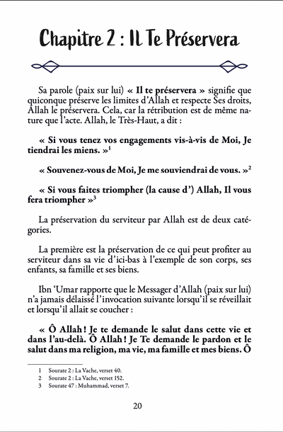 Conseils du Prophète