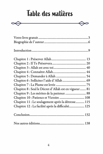 Conseils du Prophète